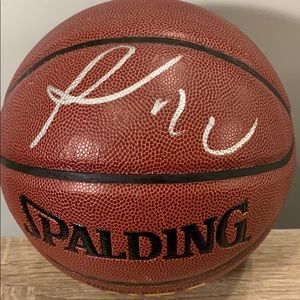 Autographed Russell Westbrook basketball
